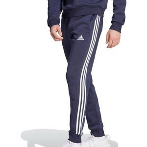 adidas Sportswear Essentials Fleece 3-Stripes Tapered Cuff Broek - Heren - Blauw- S