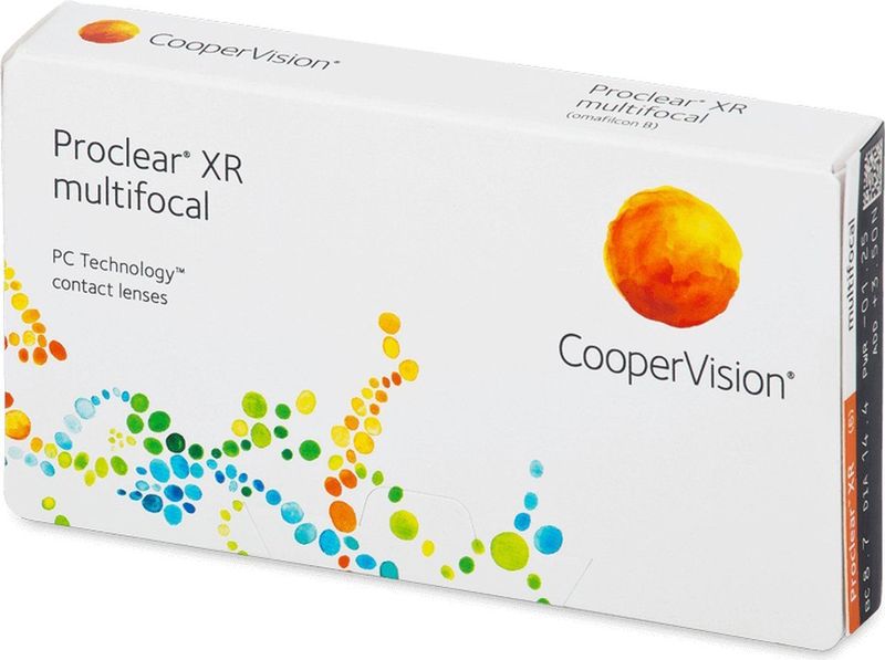 Proclear Multifocal XR (6 lenzen) Sterkte: +2.75, BC: 8.70, DIA: 14.40, ADD sterkte: +3.50 D