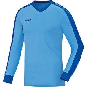 Jako Striker Keepershirt Lange Mouw Kinderen - Hemelsblauw / Royal | Maat: 116