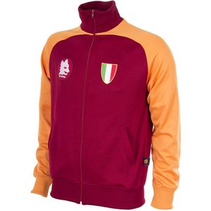 COPA - AS Roma 1983 Scudetto Retro Voetbal Jack - XL - Rood; Oranje