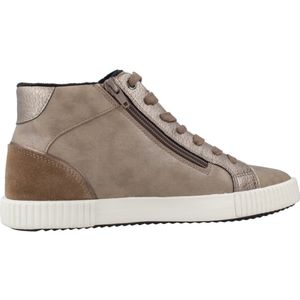 Geox D Blomiee G Sneakers voor dames, Dk Taupe, 37 EU