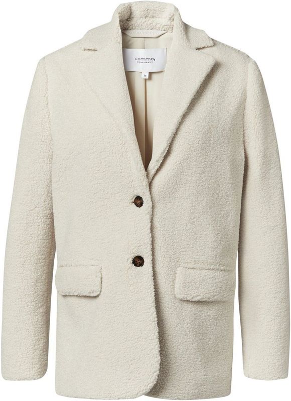 comma - Indoor-Blazer - Chique Blazer - Teddy-Pluche