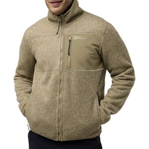 Jack Wolfskin KAMINFEUER JKT M Heren Outdoorvest - anis - Maat S