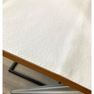 Waterdichte Tafelmolton - Beschermende laag voor tafels - Tafelbeschermer 100 x 320 wit