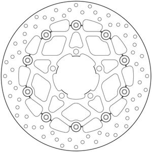 Brembo - 78B40869 - Remschijf - Zilver - Oro Serie