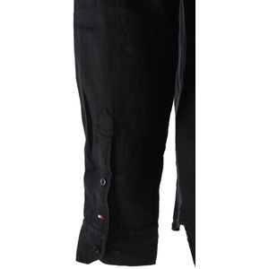 Tommy Hilfiger - Slim Fit Linnen Overhemd - Blauw