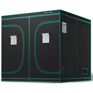 Kweektent Mars Hydro 240x240x200cm – Kweekkast – Kweekruimte – Grow Tent – Reflecterende Binnenkant – Stevig Frame – Voor Binnenkweek en Planten