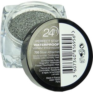 Astor 24h Perfect Stay 700 Silver Attraction -  Waterdicht Oogschaduw - Make-up - 3 Stück