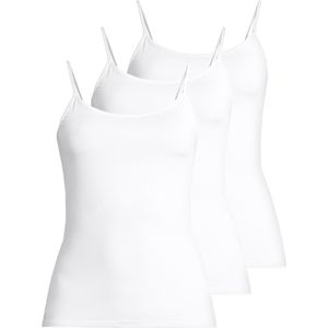 Nina von C Dames spaghettitop 3 pack Pure