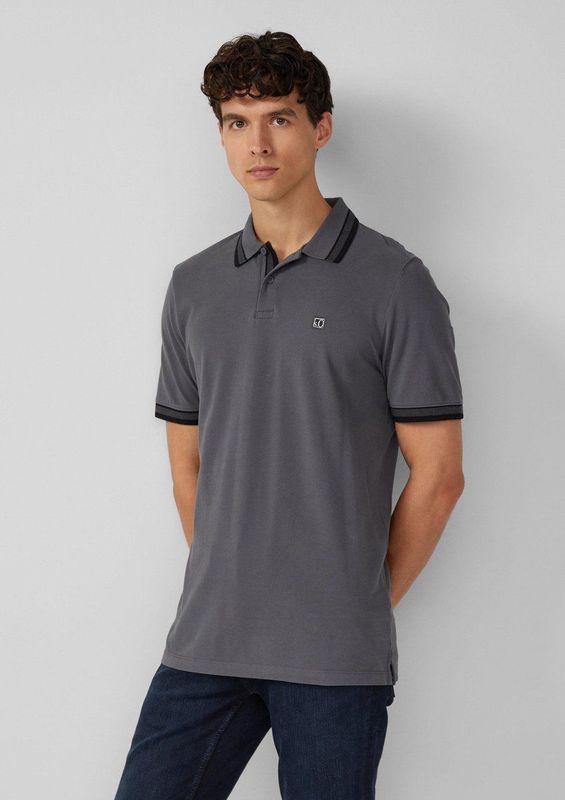 s.Oliver - Shirt - Grafiet/Zwart - Poloshirt