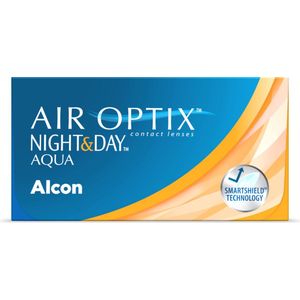 -6.50 - Air Optix® Night & Day® - 3 pack - Maandlenzen - BC 8.40 - Contactlenzen