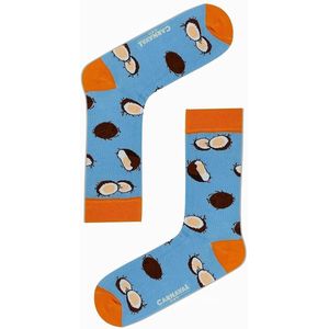 Sokken - Socks - Katoen - Kleurrijke Sokken - Verjaardag Cadeau - Maat 37-44 - Colorfull Socks - Kokosnoot