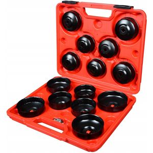 Dopsleutelset Oliefilter 15 delig Universeel