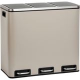 Svita - TM3X18 - Prullenbak - Taupe - 54 Liter - Afvalscheiding