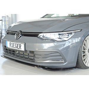 RIEGER - PERFORMANCE FRONT SPLITTER LIP - VW VOLKSWAGEN GOLF 8 - GLOSS BLACK