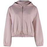 HaILYS - Capuchonsweatvest - Beige - Lange Mouwen - Met Ritssluiting