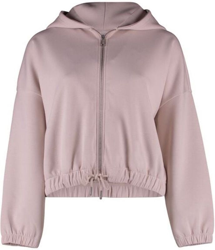 HaILYS - Capuchonsweatvest - Beige - Lange Mouwen - Met Ritssluiting