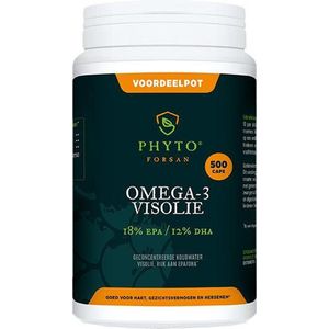 Omega 3 - Visolie maxiverpakking 500 capsules