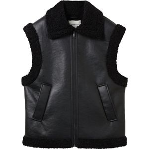 TOM TAILOR shearling vest Dames Gilet - Maat XL