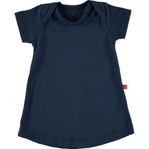 Zomerjurkje donkerblauw 62-68 biologisch katoen