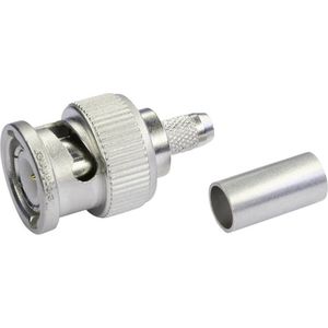 Telegärtner - BNC-connector - Kabels + Stekkers - Zilver - Frequentie tot 4 GHz