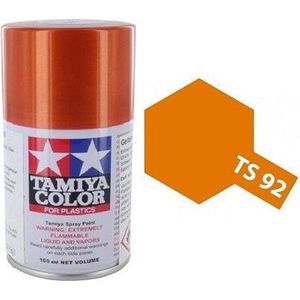 Tamiya TS-92 Orange - Metallic - Gloss - Acryl Spray - 100ml Verf spuitbus