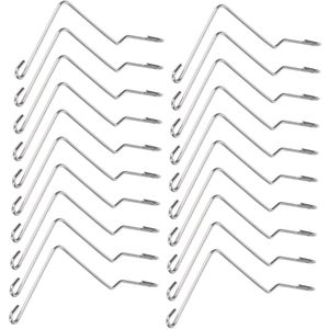 20pcs Beehive Spring Mounts, Stainless Steel Beehive Connector Bend Wire Holder Fastener For Wooden Beehive Tools For Beekeeping Fastening And Spring Clamp