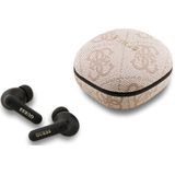 Guess 4G Script Logo ENC TWS Oordopjes – ENC – draadloos – PU‑leer afwerking – Roze