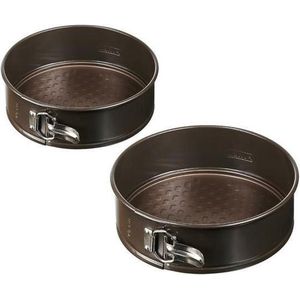 Set van uit elkaar te halen bakvormen Pyrex Asimetria Gegalvaniseerd staal (20 + 26 cm) (2 pcs)