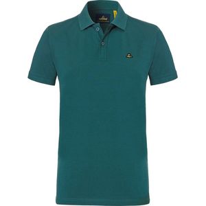 NOMAD® Polo Piqué Heren | Maat L | Donkergroen | Polo Shirt Korte Mouw | Luchtig Katoen | Sneldrogend