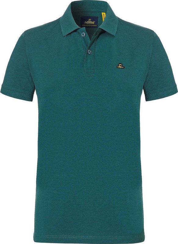 NOMAD® Polo Heren | Maat S | donkergroen | Polo Shirt Korte Mouw | Luchtig Katoen | Sneldrogend