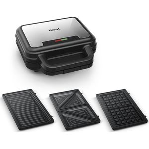 Tefal UltraCompact 3in1 SW383D - Wafel-, Tosti-ijzer & Contactgrill - 700W
