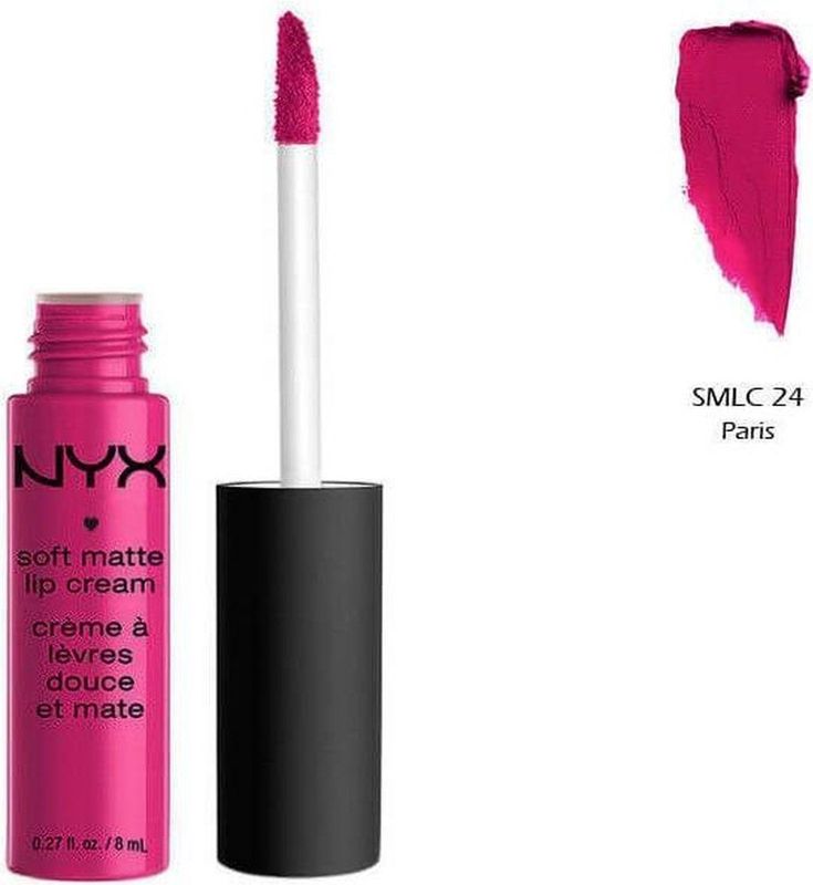 NYX - Soft Matte Lip Cream - Paris - Twaalf Opvallende Tinten