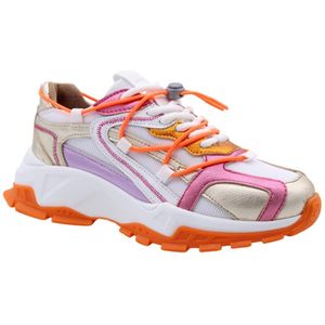 Dwrs - Plumley - Sportschoenen - Goud - Multicolor