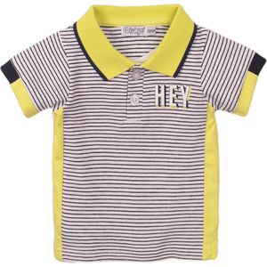 Dirkje - Jongens T-Shirt - Navy+stripe - Maat 68