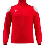 Macron Glory Prometheus Top Full Zip Kinderen - Rood / Wit | Maat: 7-8 Y
