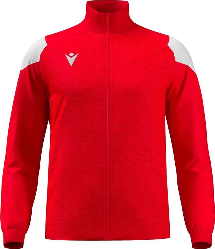 Macron Glory Prometheus Top Full Zip Kinderen - Rood / Wit | Maat: 7-8 Y