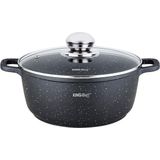 Kinghoff 1595 - Braadpan - met Aromaknop - 24 cm - 4.5 liter