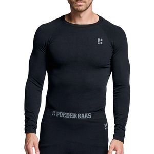 Poederbaas Baselayer Thermoshirt Heren - Maat M