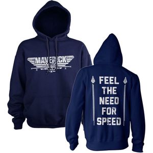 Top Gun Maverick Need For Speed Hoodie Navy-2XL
