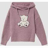 s.Oliver - Gebreide Trui - Zacht Teddy-Pluche - Met Capuchon