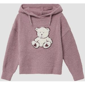 s.Oliver - Gebreide Trui - Zacht Teddy-Pluche - Met Capuchon