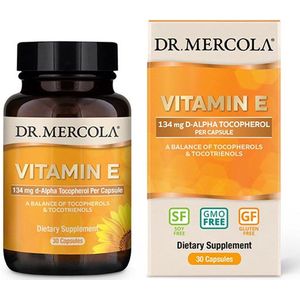 Dr. Mercola - Vitamine E - 134 mg - 30 capsules