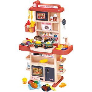 Kinder speelgoed - Keuken - Speelgoedkeukentje - 43 delig - Oranje