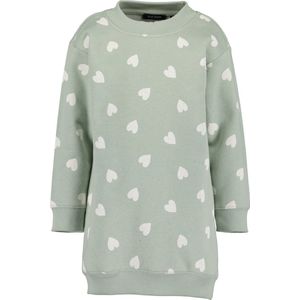 Blue Seven - Meisjes sweatjurk - Green - Maat 98