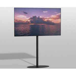 Cavus TV Vloerstatief ELLIPS 150 - zwart - hoogte 150cm – VESA 400x200