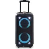 Nedis Bluetooth Party Speaker - Maximale batterijduur: 5 uur - 240 W - Handgreep - Feestverlichting - Equalizer - Oranje / Zwart