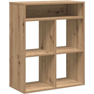 vidaXL Boekenkast - 66x31x80 cm - Artisanaal Eiken Boekenkast - Boekenkasten - Opbergkast - Boekenplank