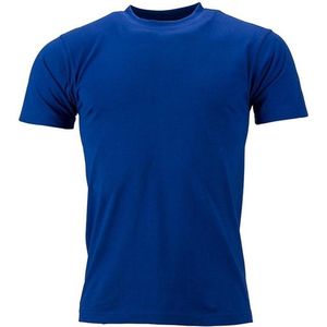 James and Nicholson Unisex Zware Ronde Tee (Donker koningsblauw)