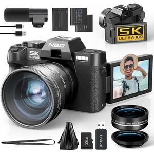NBD S110 - Compact Digitale Camera - NL software - 4K 48MP Camera met 180° Flip